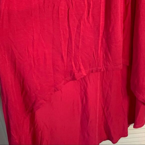 Black Pink White Color Block High Low Summer Dress Small - Picture 2 of 4